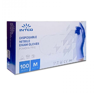 دستکش نیتریل آبی Intco